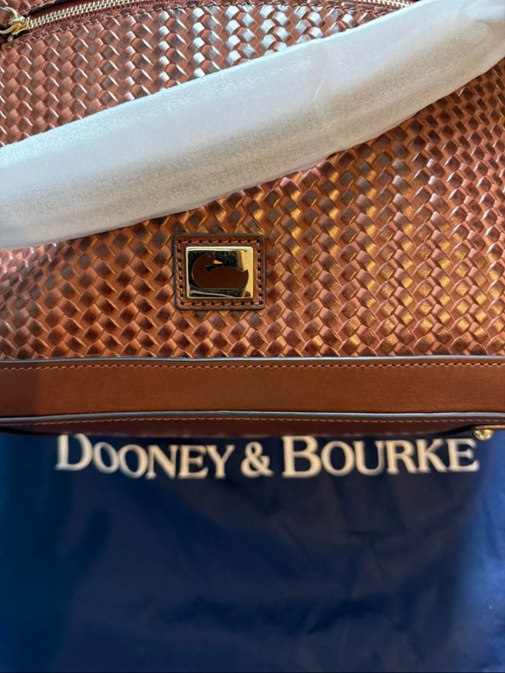 DOONEY & BOURKE Large Chestnut Hobo Bag